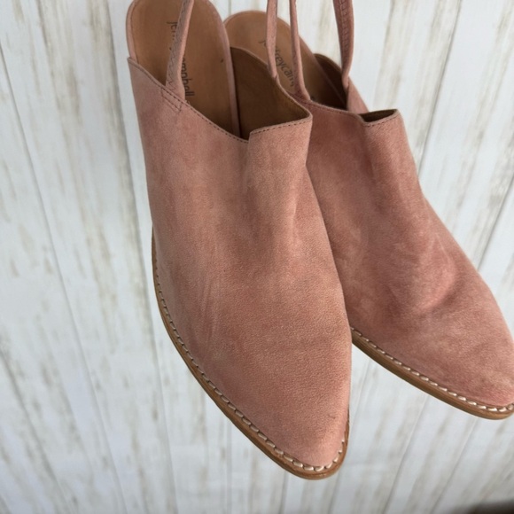 Jeffrey Campbell Pink Suede Mules 10 - Picture 4 of 7